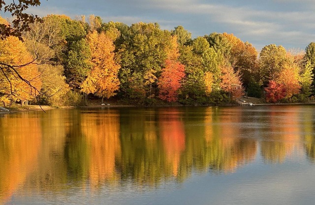 Wind Chime Cottage: Fall Leaves, Quiet Waters, and Warm Drinks