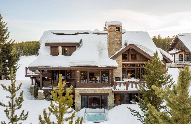 Winter Getaways in Big Sky! Ski Accessible Cabin with Hot Tub and Amazing Views