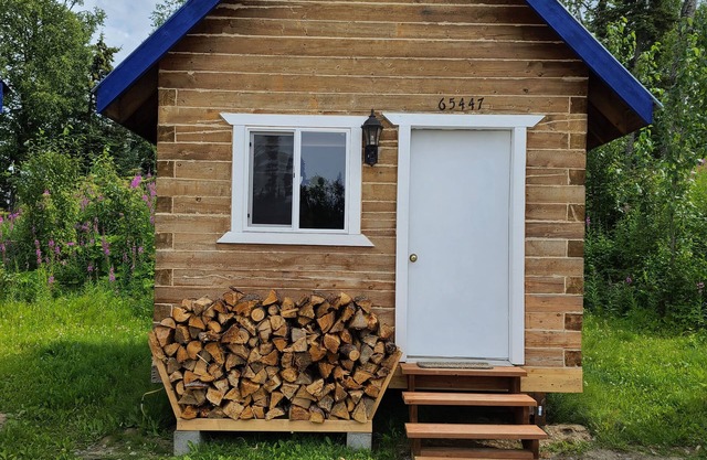 Wolf Cabin in the Heart of Moose Country Alaska!