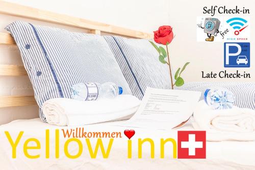 YELLOW INN - SIMPLE ROOMS - OLMA Messen & Autobahn 1 Min, HSG 6 Min, Spital 7min, günstige Parkplätze