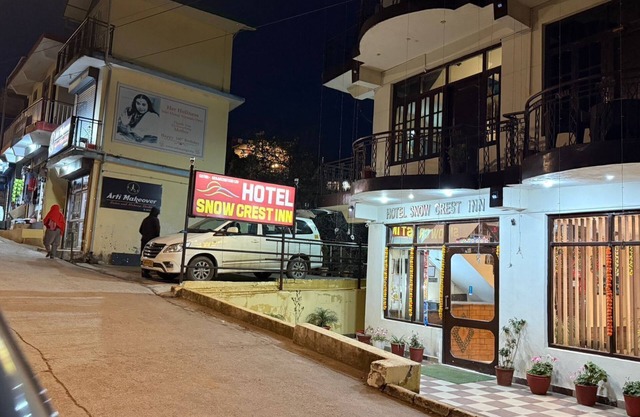 You can see hotel snow crest inn beautiful view from hotel mountain view