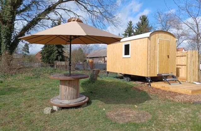 Zirkuswagen: Glamping Küche Parken Hofladen