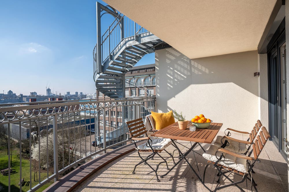 Hamm Apartment | CLS: Exklusives Apartment in Hamburg mit Terrasse und Tiefgaragenparkplatz