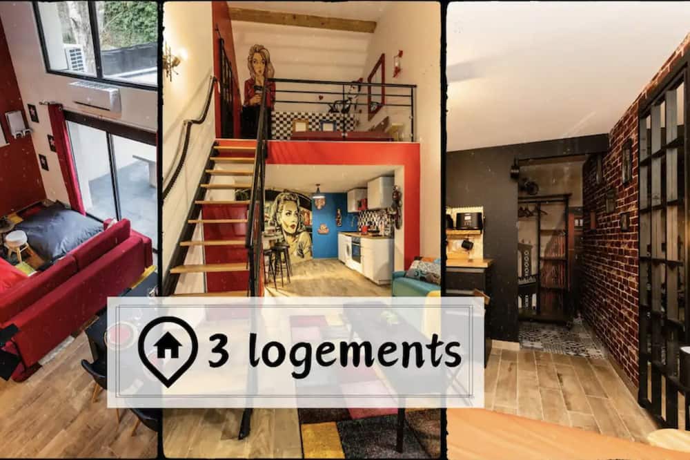 Jacquard - Prefecture Apartment | 3 Logements 300 m2 Loft Billard / Babyfoot / BAR À Jeux