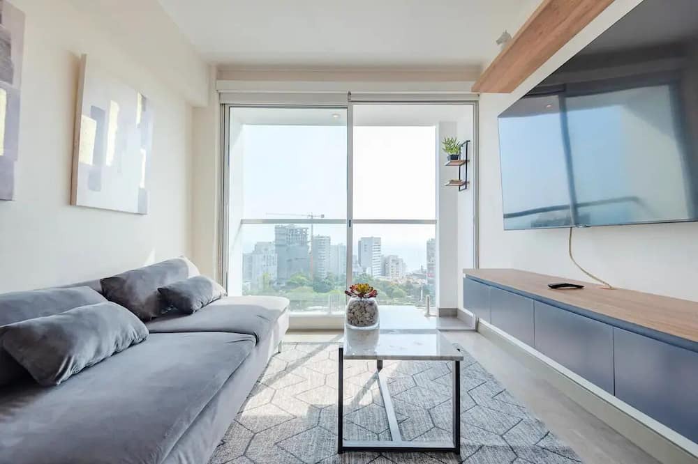 Barranco Apartment | Keyless 1BR Ocean View TV 65" Peruvian 1606