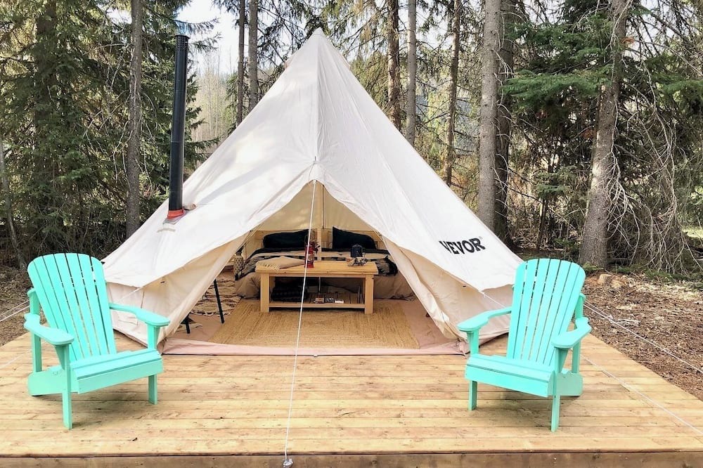 Regional District of Bulkley-Nechako RV Rental | Willow Riverfront Bell Tent Retreat