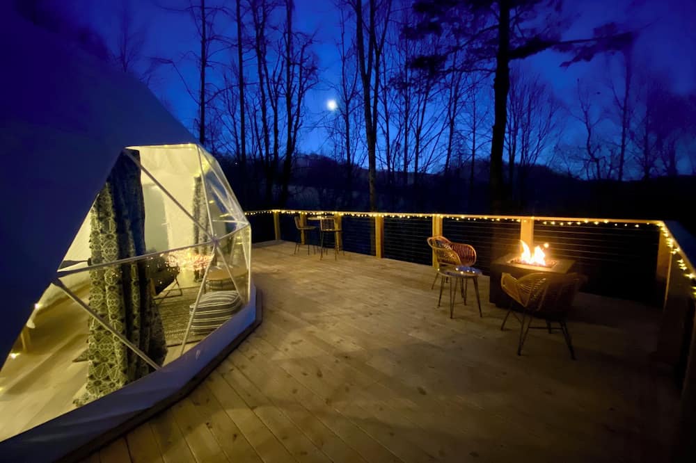 Todd Cabin | Tiny Treepod - Hot Tub, Views, Romantic Oasis