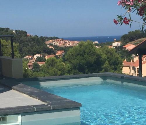 Collioure Villa | Villa Collioure, piscine et vue sur mer