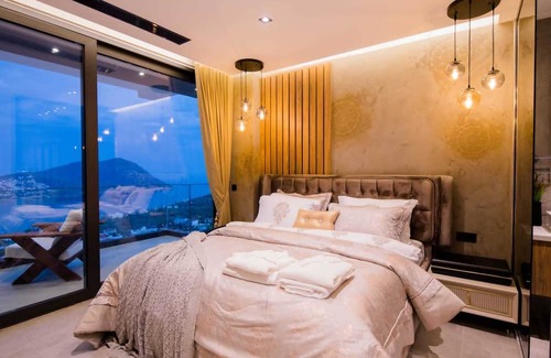 Serik Villa | Super Luxury Villa With Wonderfull Sea view, indoor swimming pool with sauna and