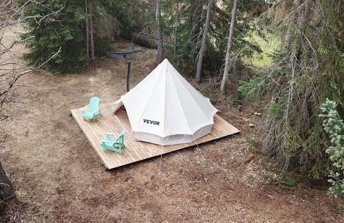 Regional District of Bulkley-Nechako RV Rental | Willow Riverfront Bell Tent Retreat