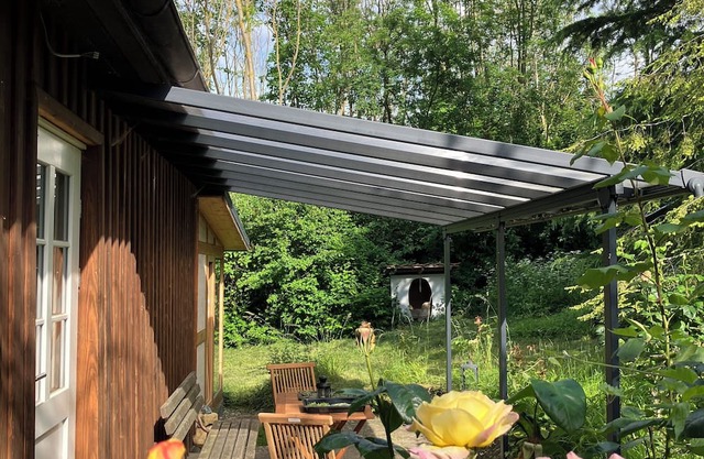 Tiny house in a large natural garden