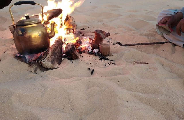 Enjoyable camping white desert